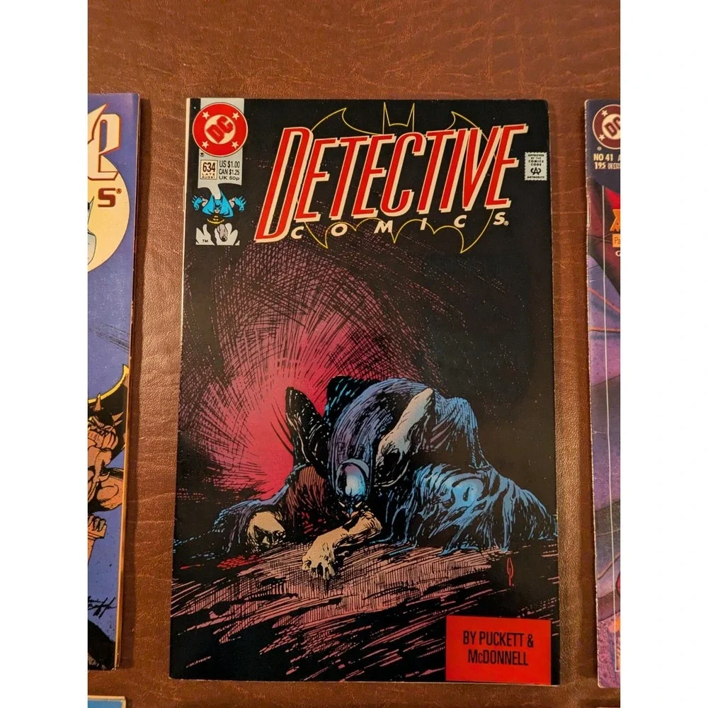 DC Comics Batman Lot of 8 Vintage Comic Books 1980s–1990s w/ Duplicates‎